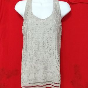 💥5 for $20💥Vintage look gray and silvver top